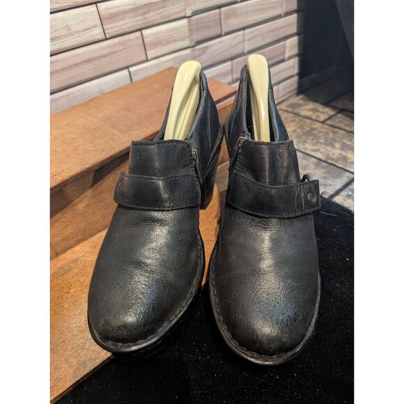 Born black leather clogs 8.5 - Picture 3 of 5